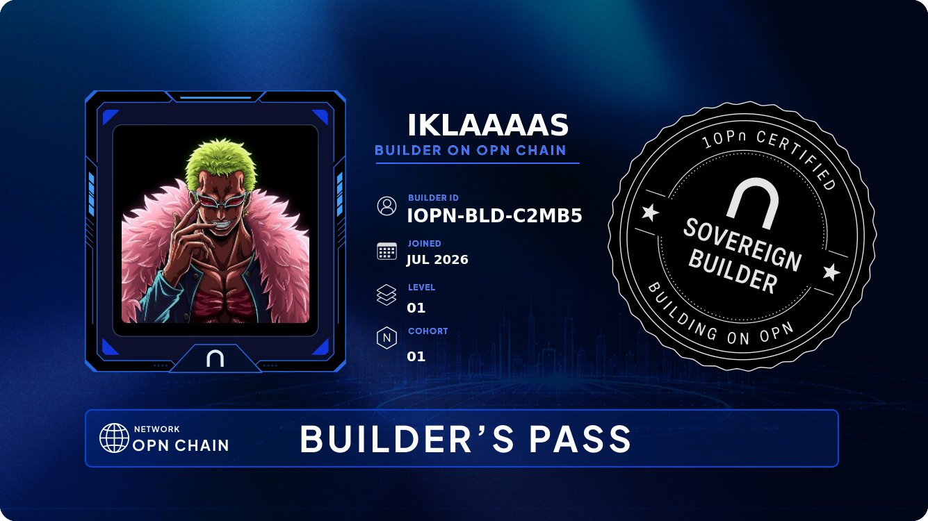 Your Builder Card