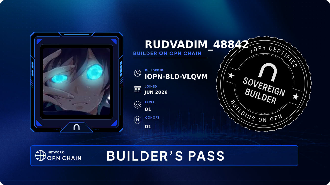 Your Builder Card
