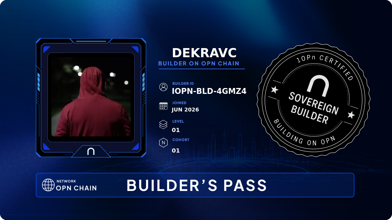 Your Builder Card