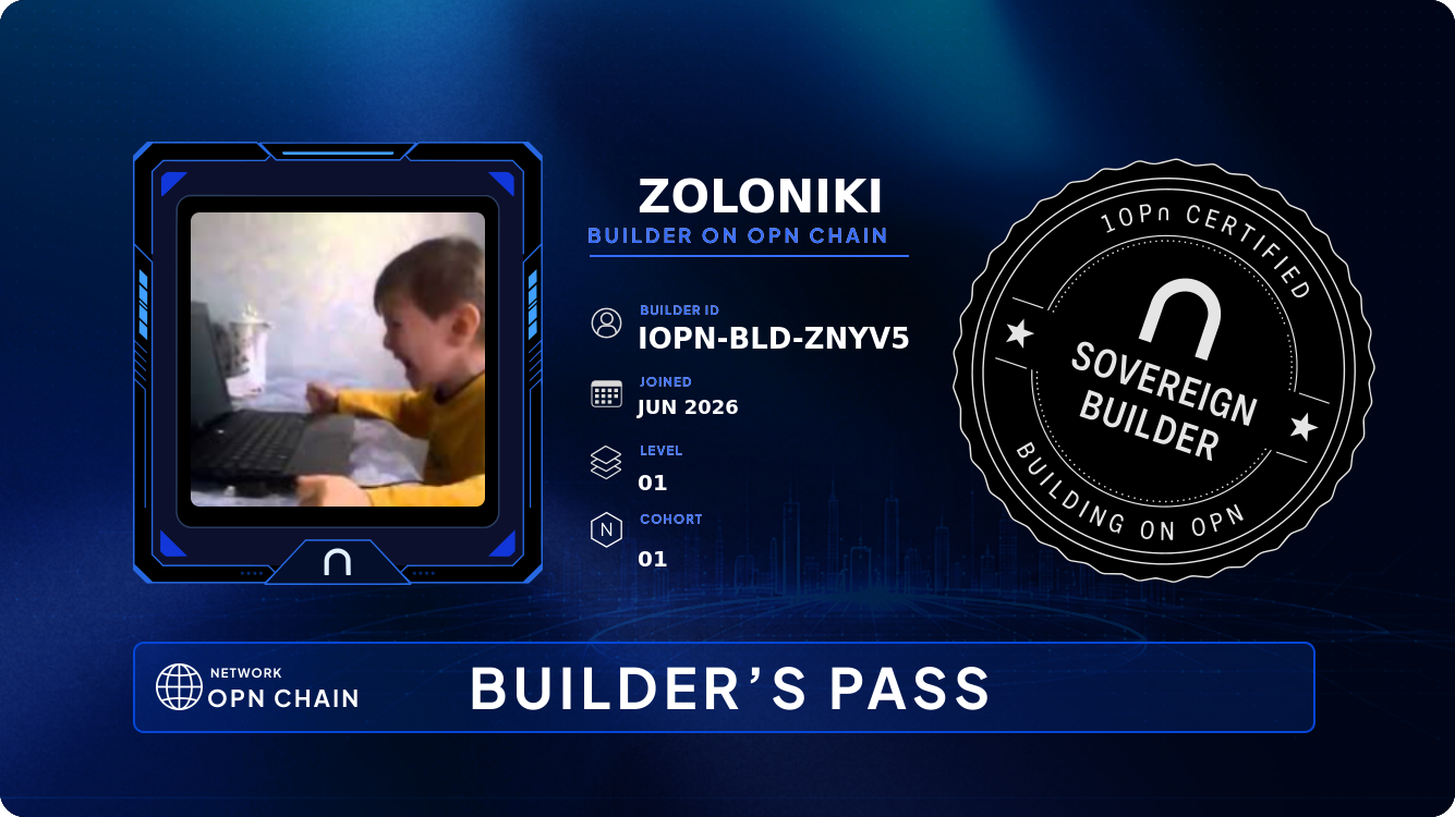 Your Builder Card