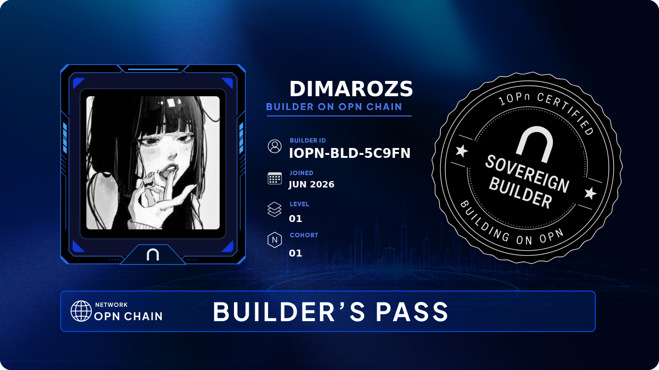 Your Builder Card