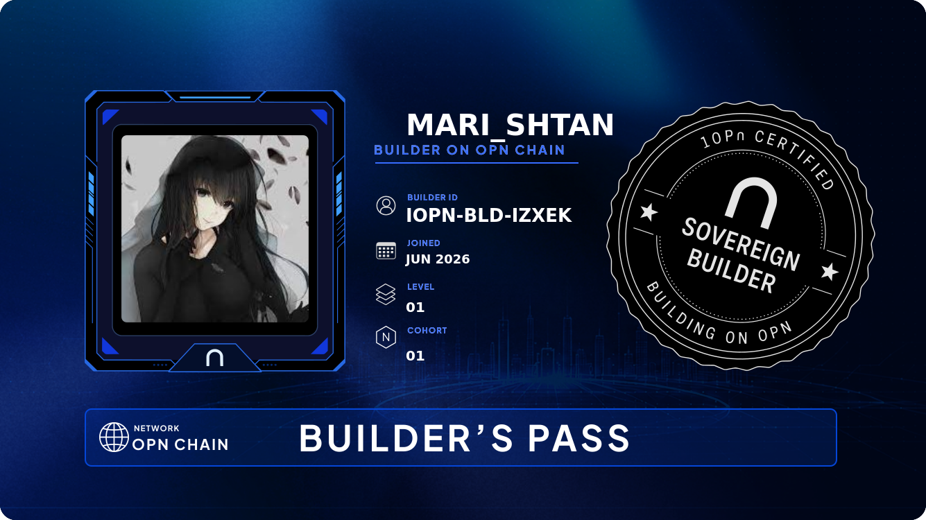 Your Builder Card