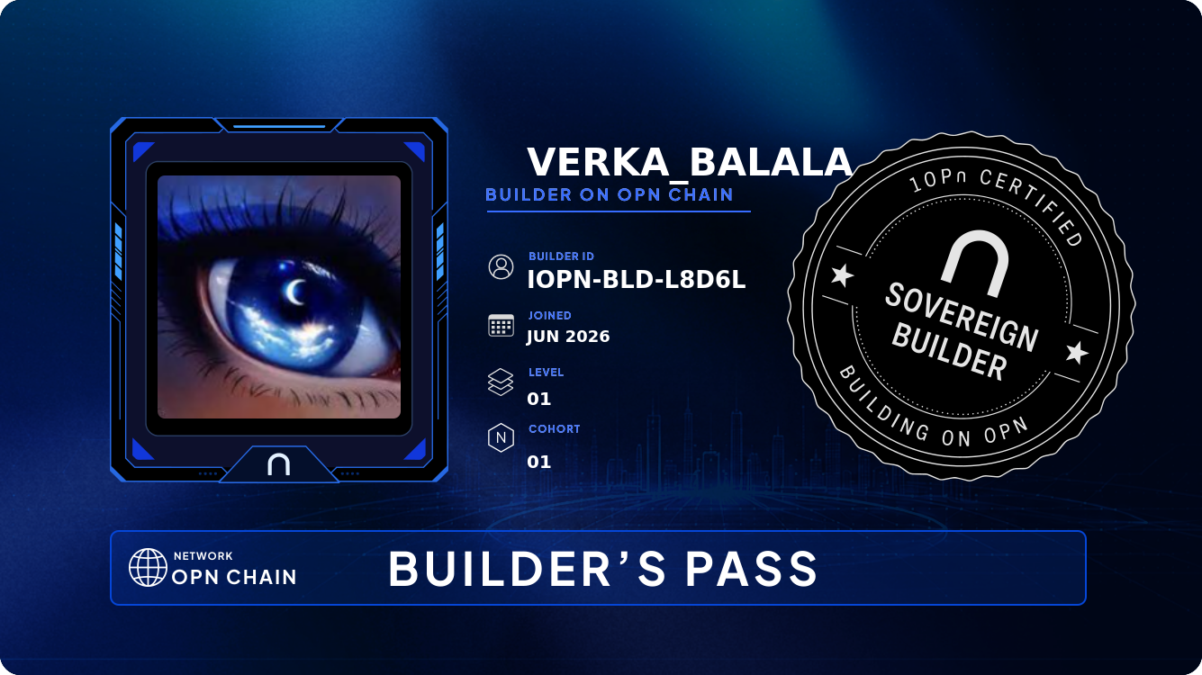 Your Builder Card