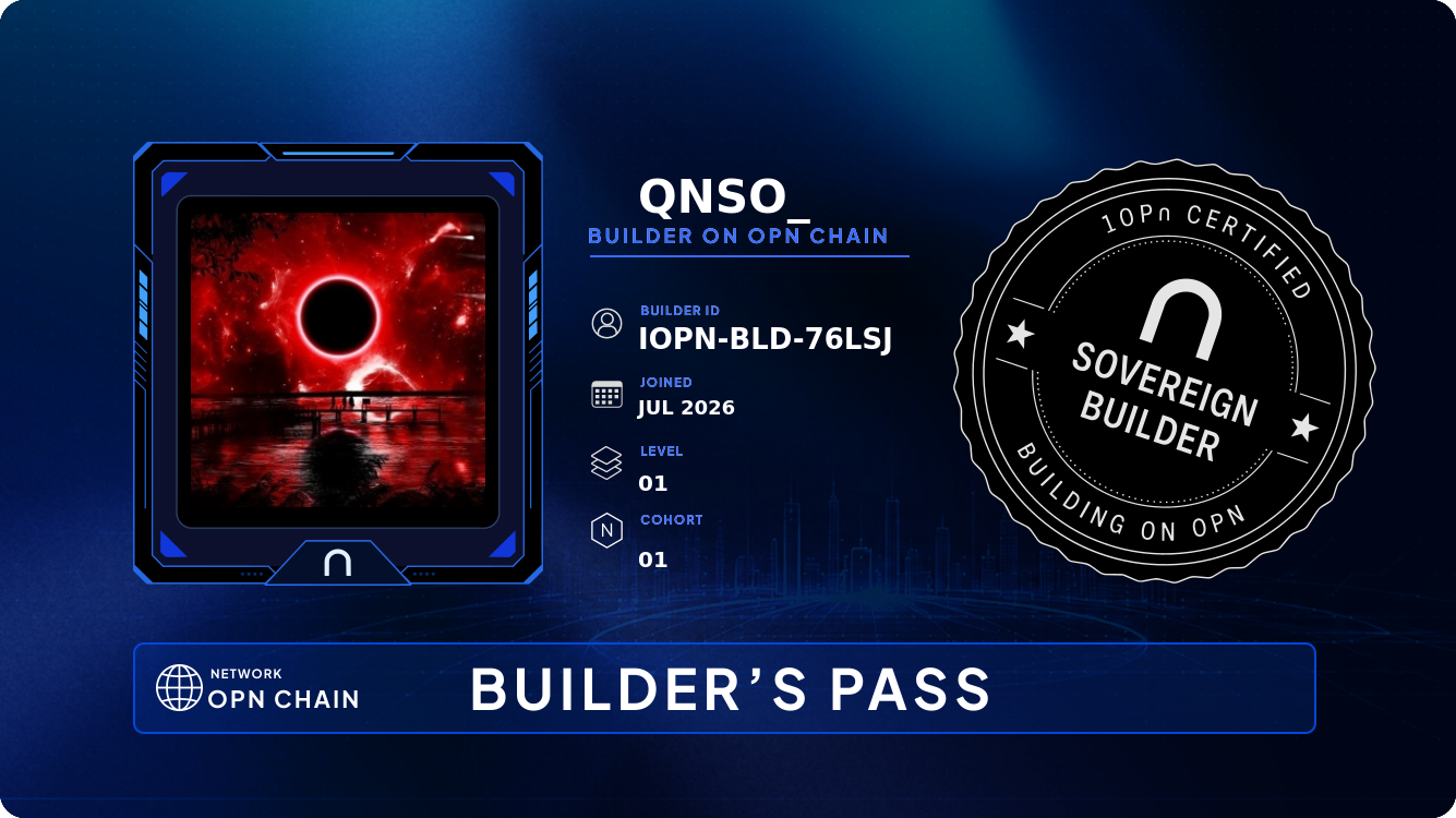 Your Builder Card