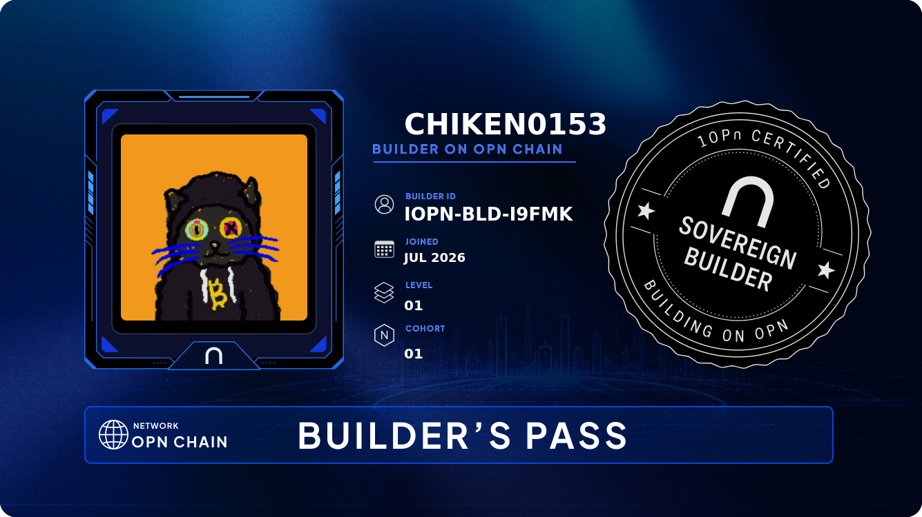 Your Builder Card