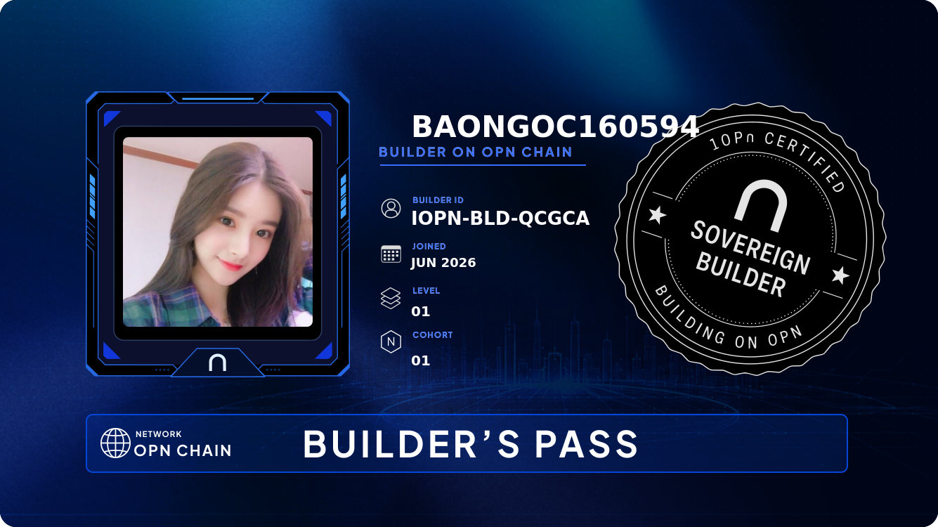 Your Builder Card