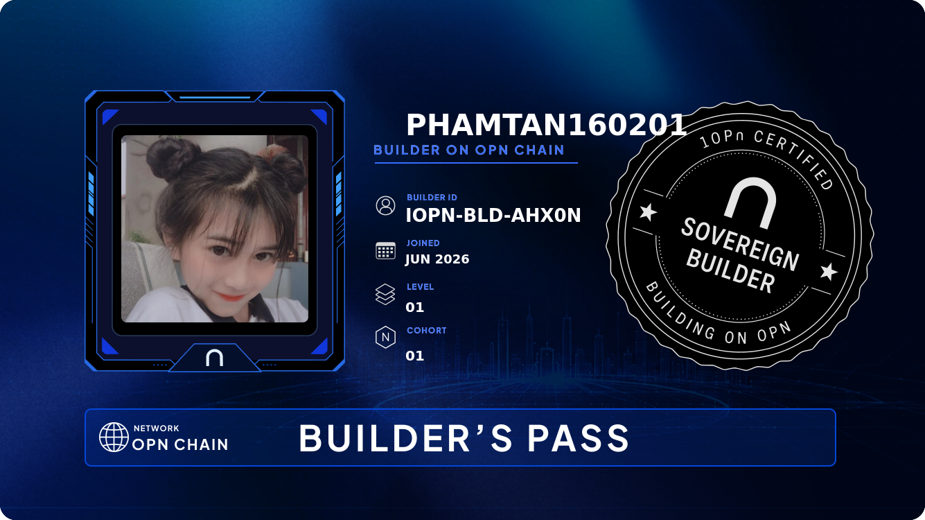 Your Builder Card