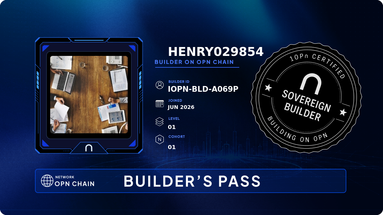 Your Builder Card
