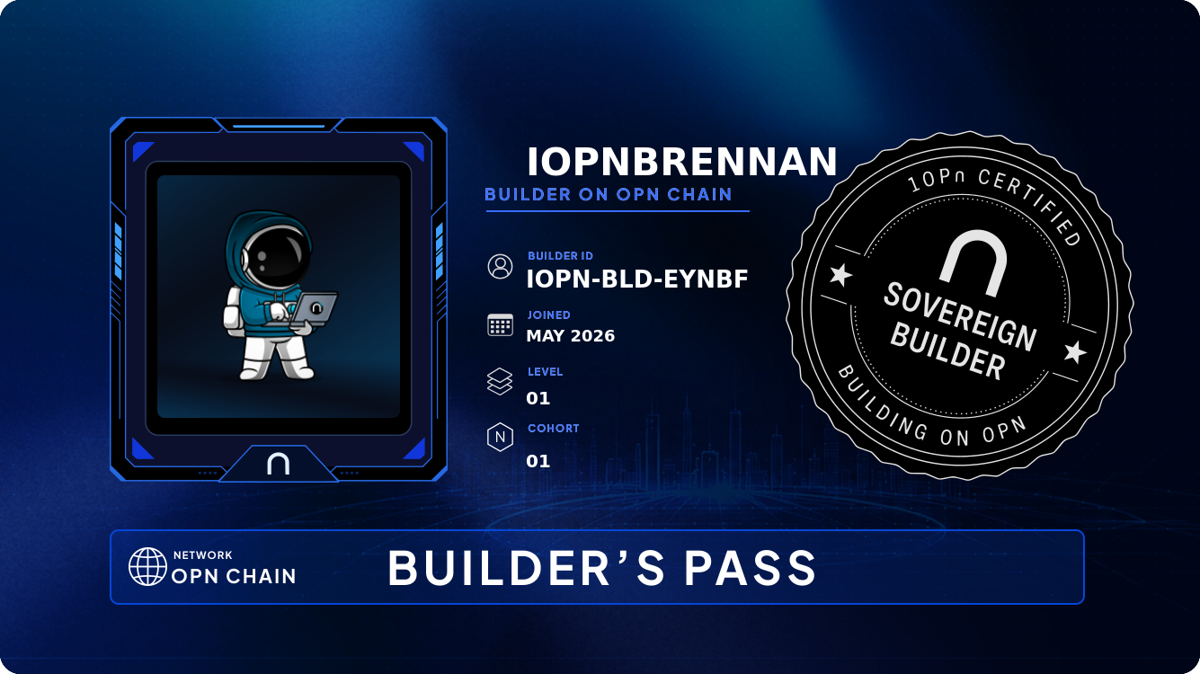 Your Builder Card