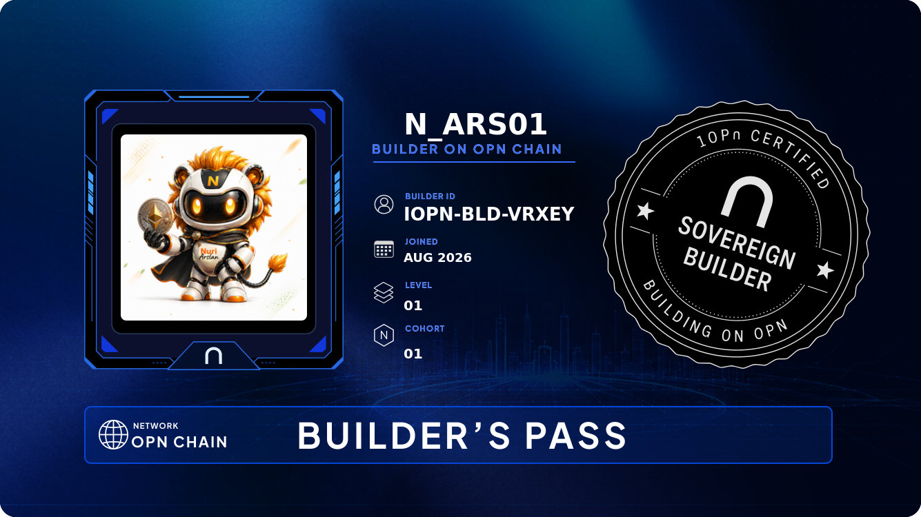 Your Builder Card