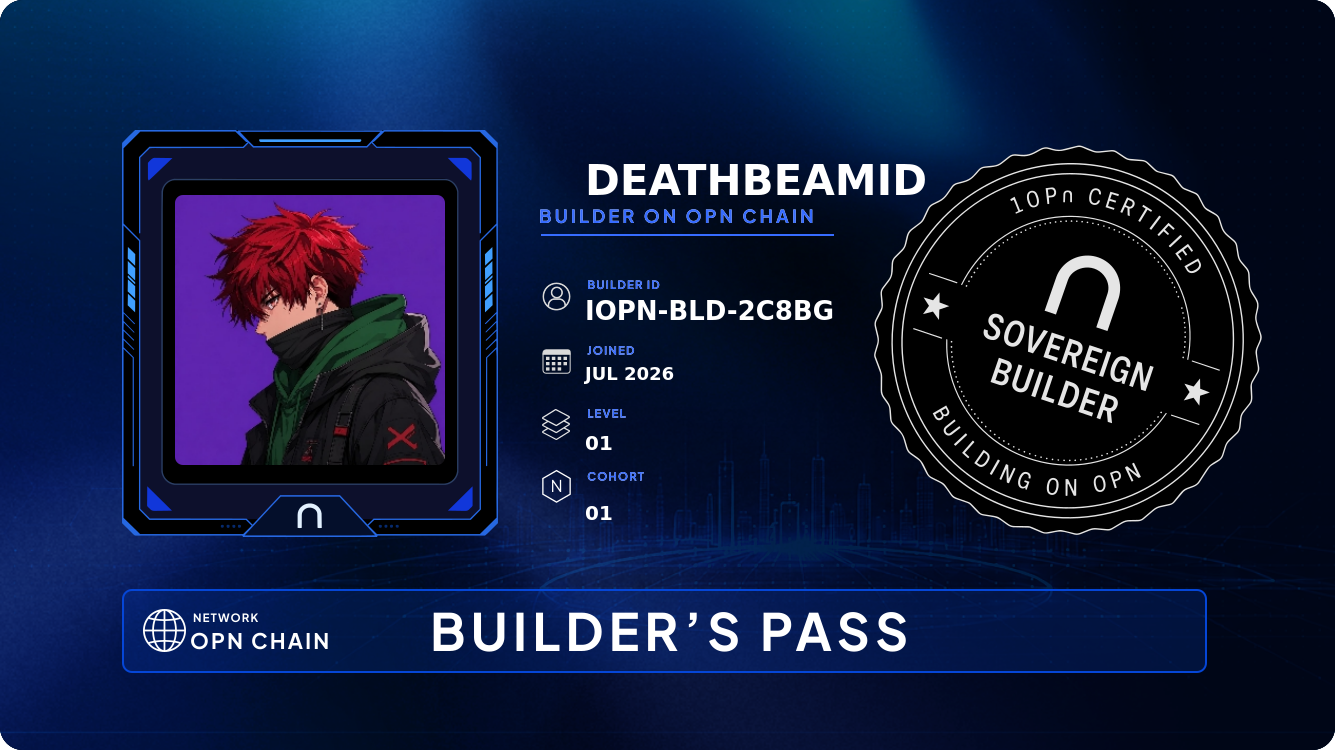 Your Builder Card