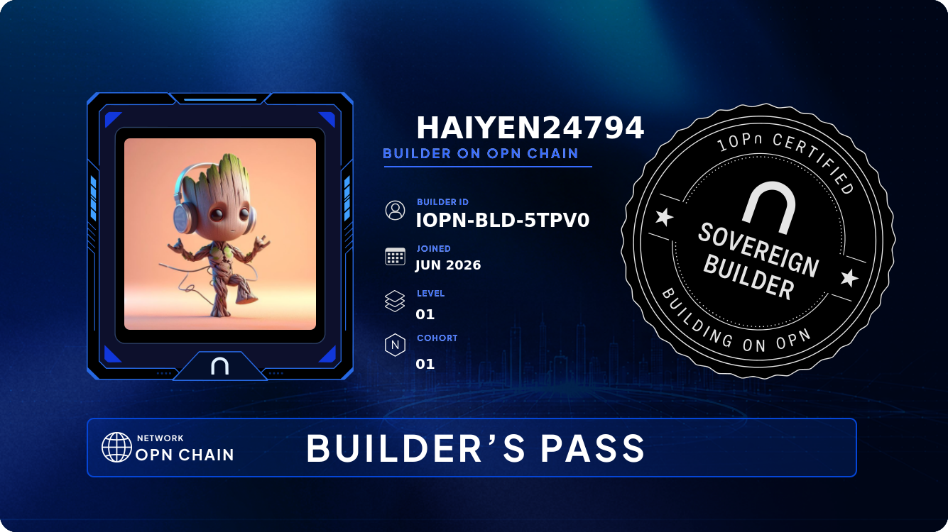 Your Builder Card