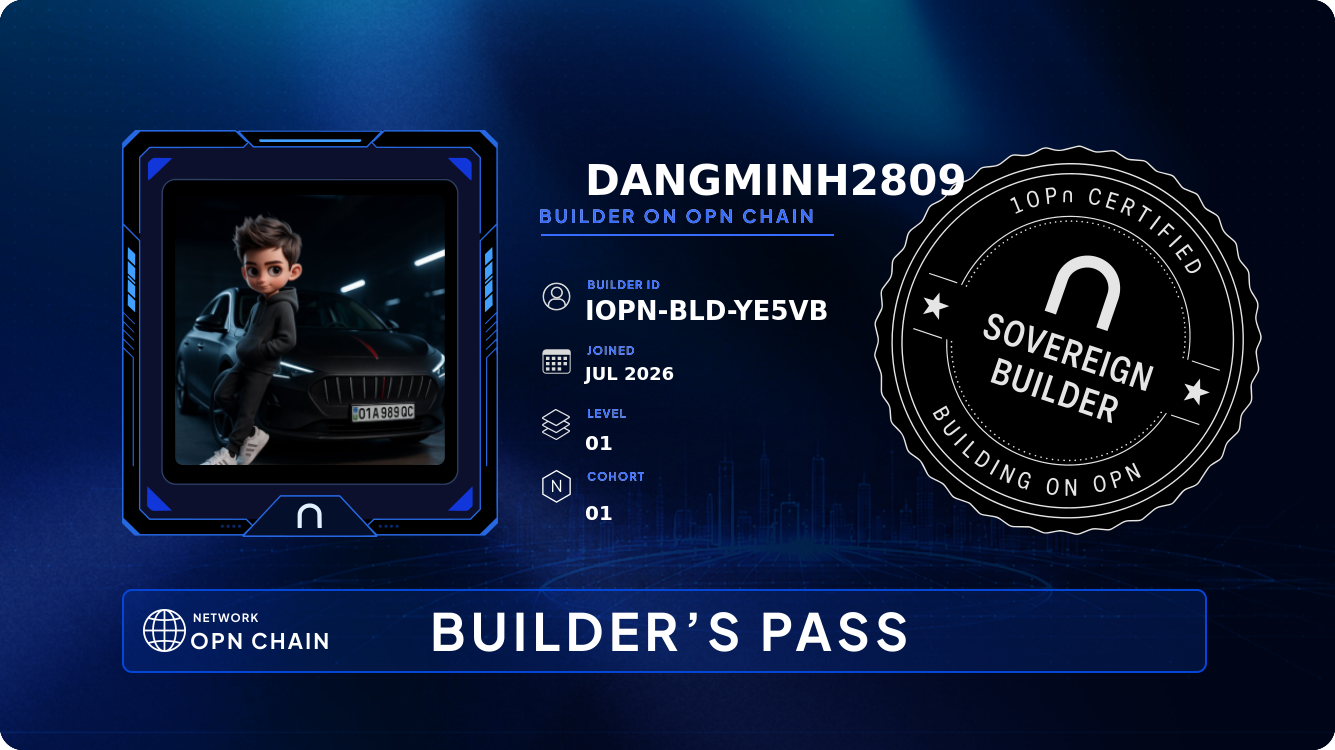 Your Builder Card