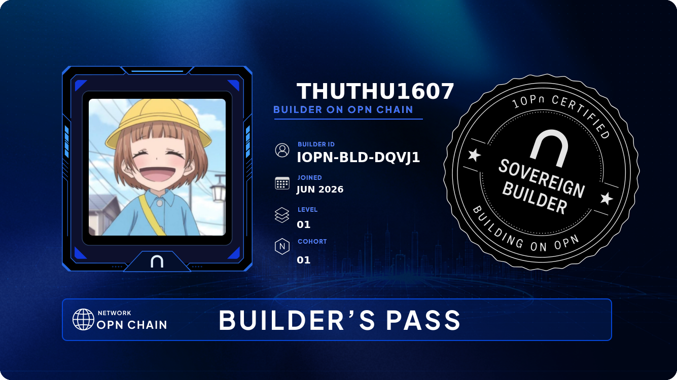Your Builder Card