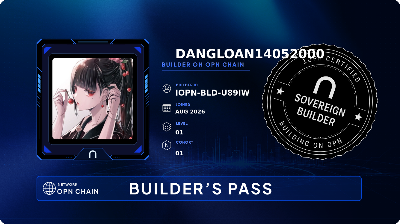 Your Builder Card