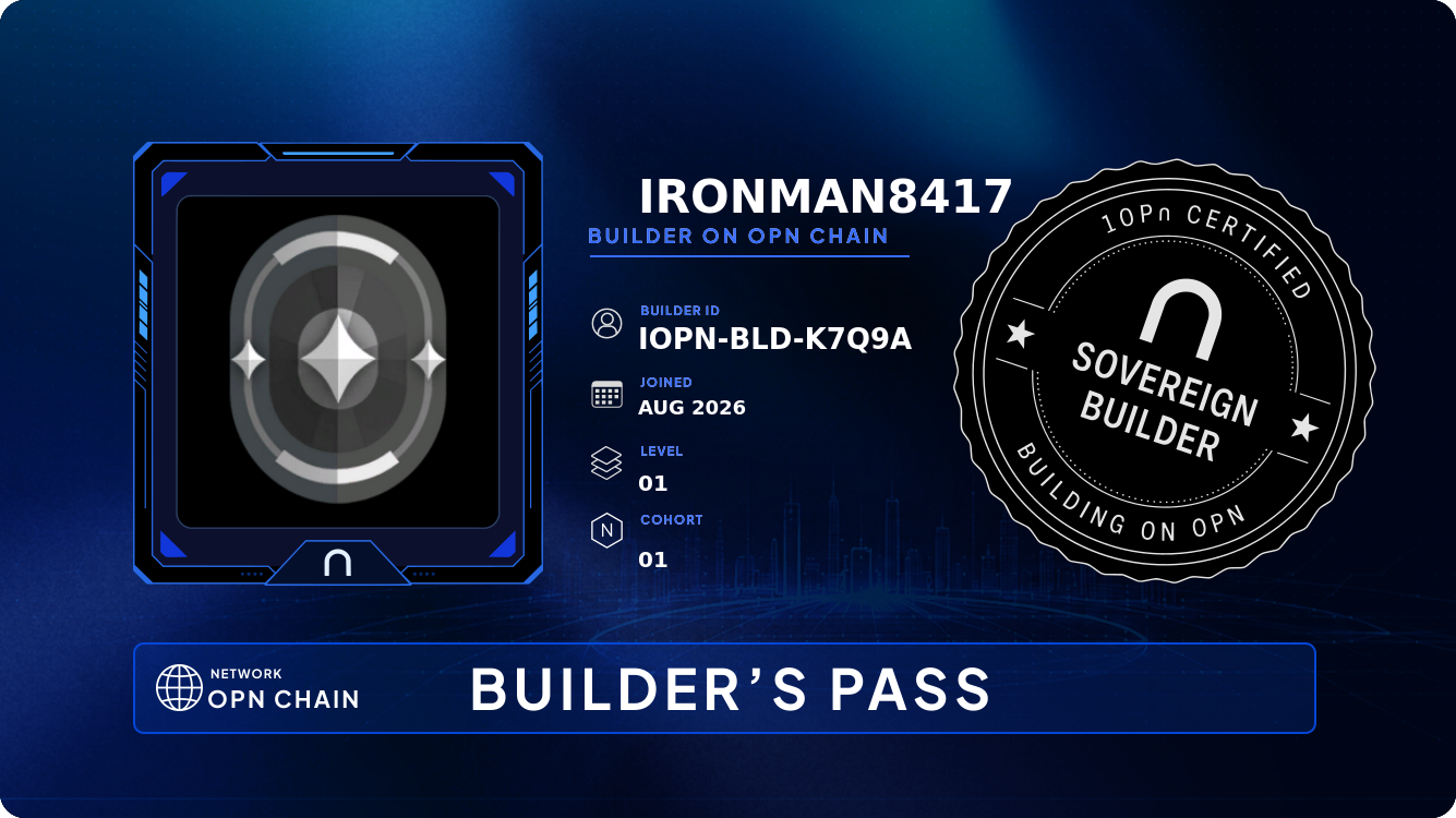 Your Builder Card