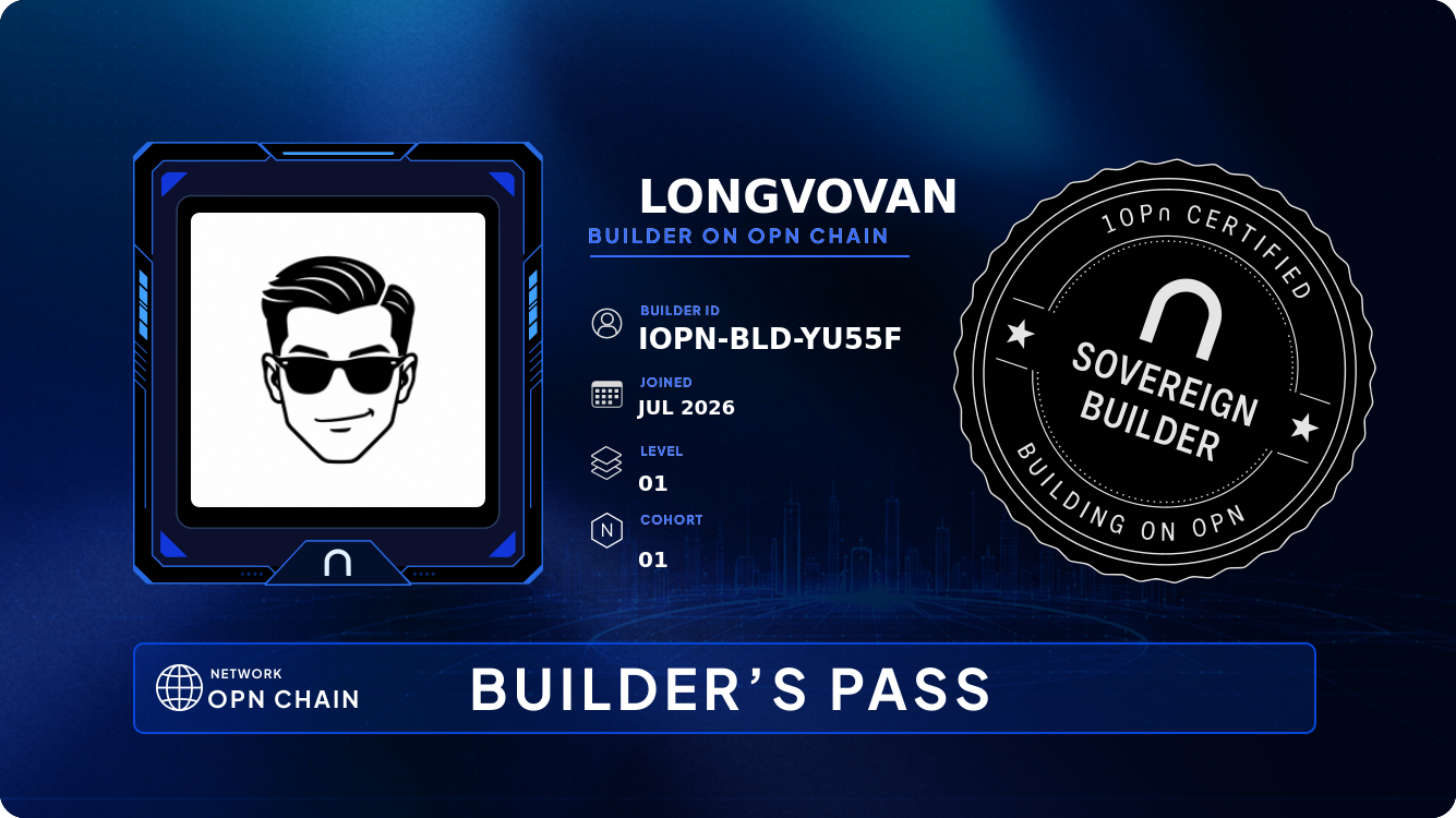 Your Builder Card