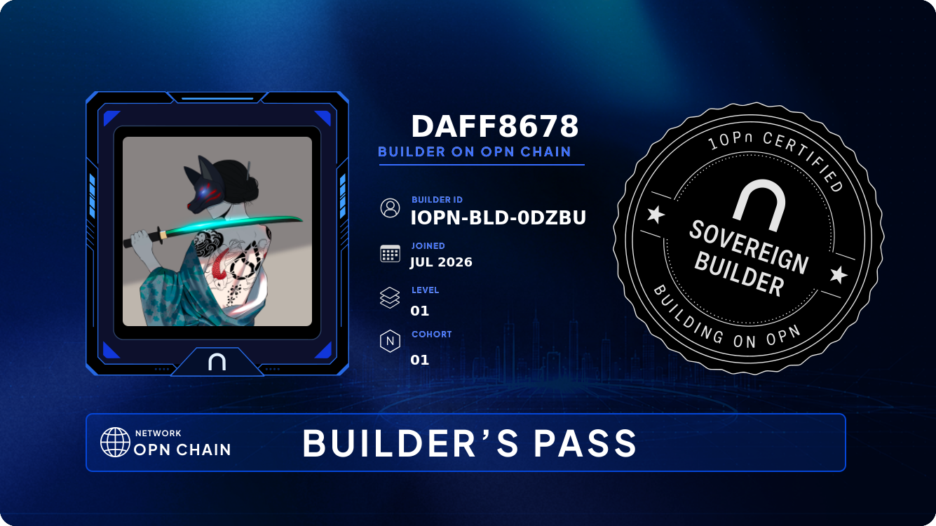 Your Builder Card