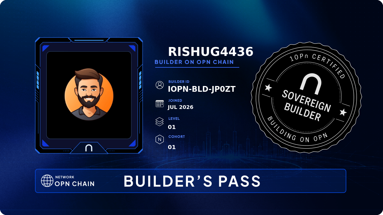 Your Builder Card