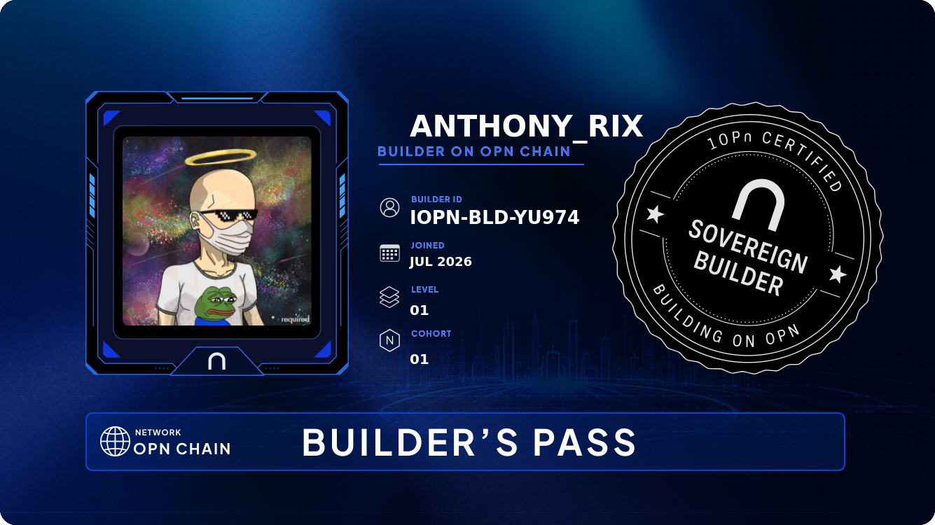 Your Builder Card