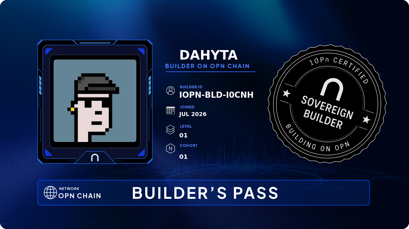Your Builder Card