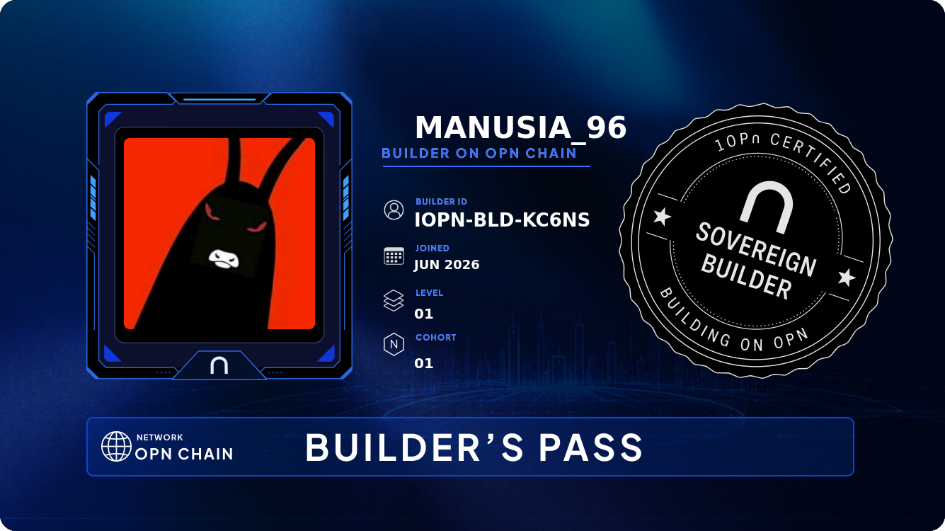 Your Builder Card