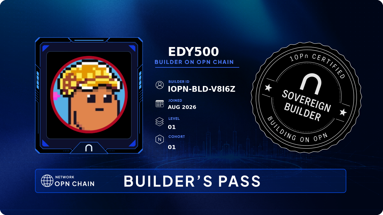 Your Builder Card
