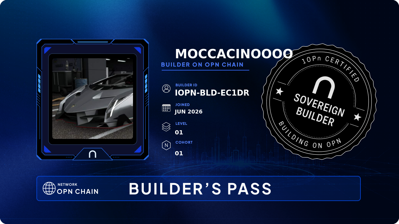 Your Builder Card