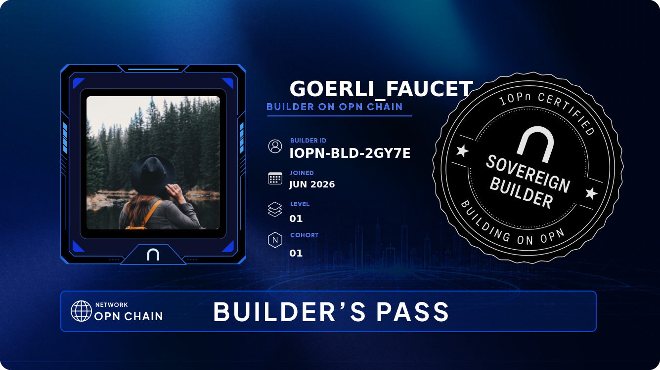 Your Builder Card