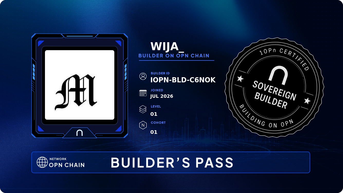 Your Builder Card