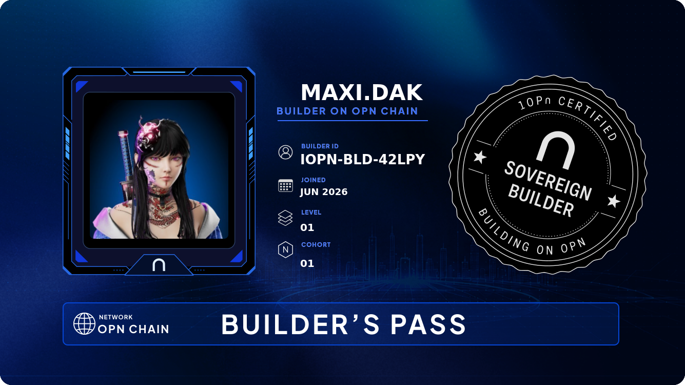 Your Builder Card
