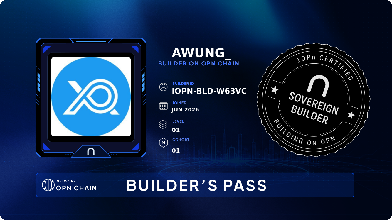 Your Builder Card
