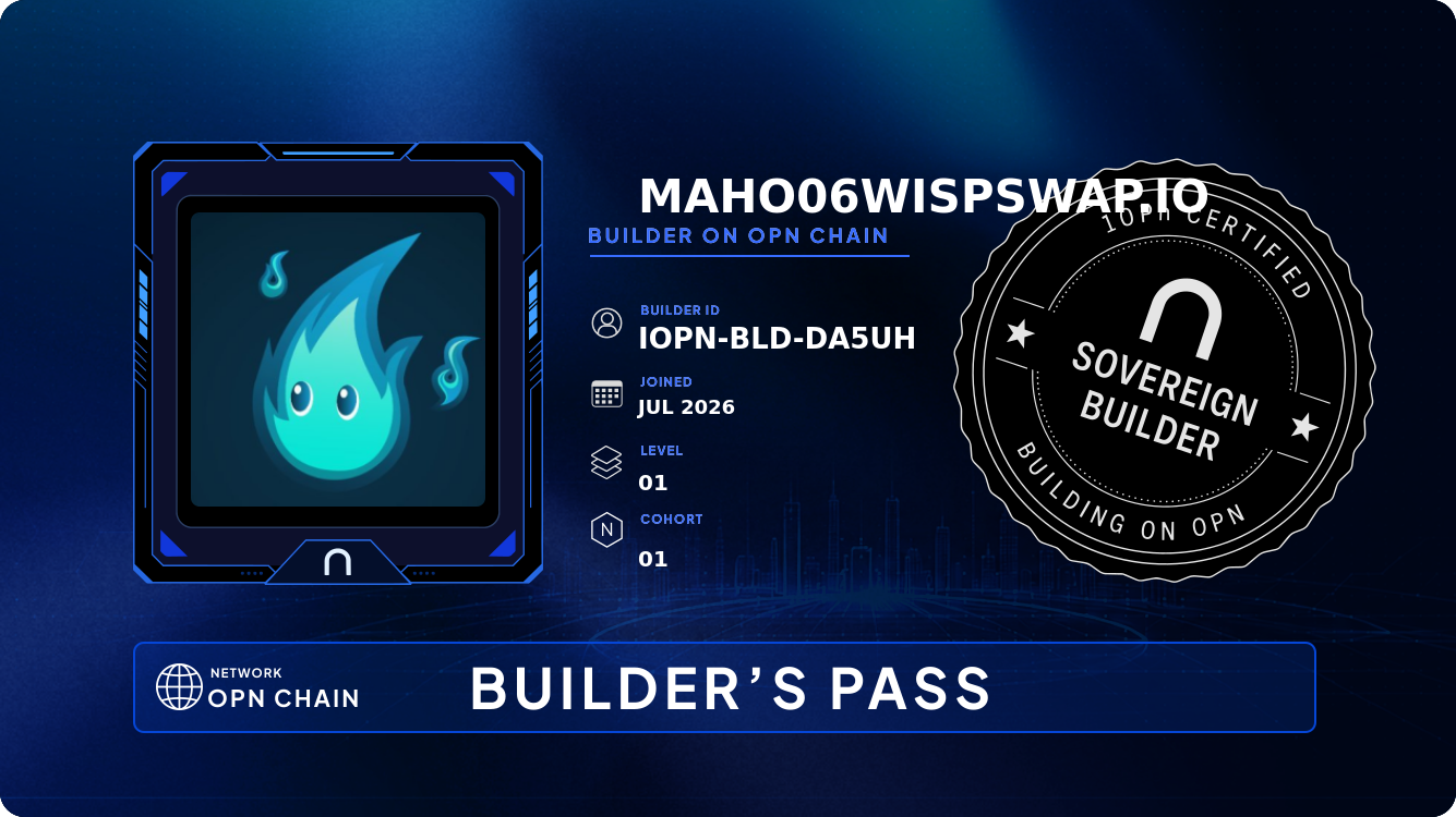Your Builder Card