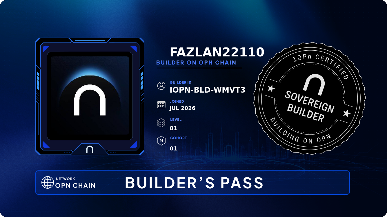 Your Builder Card