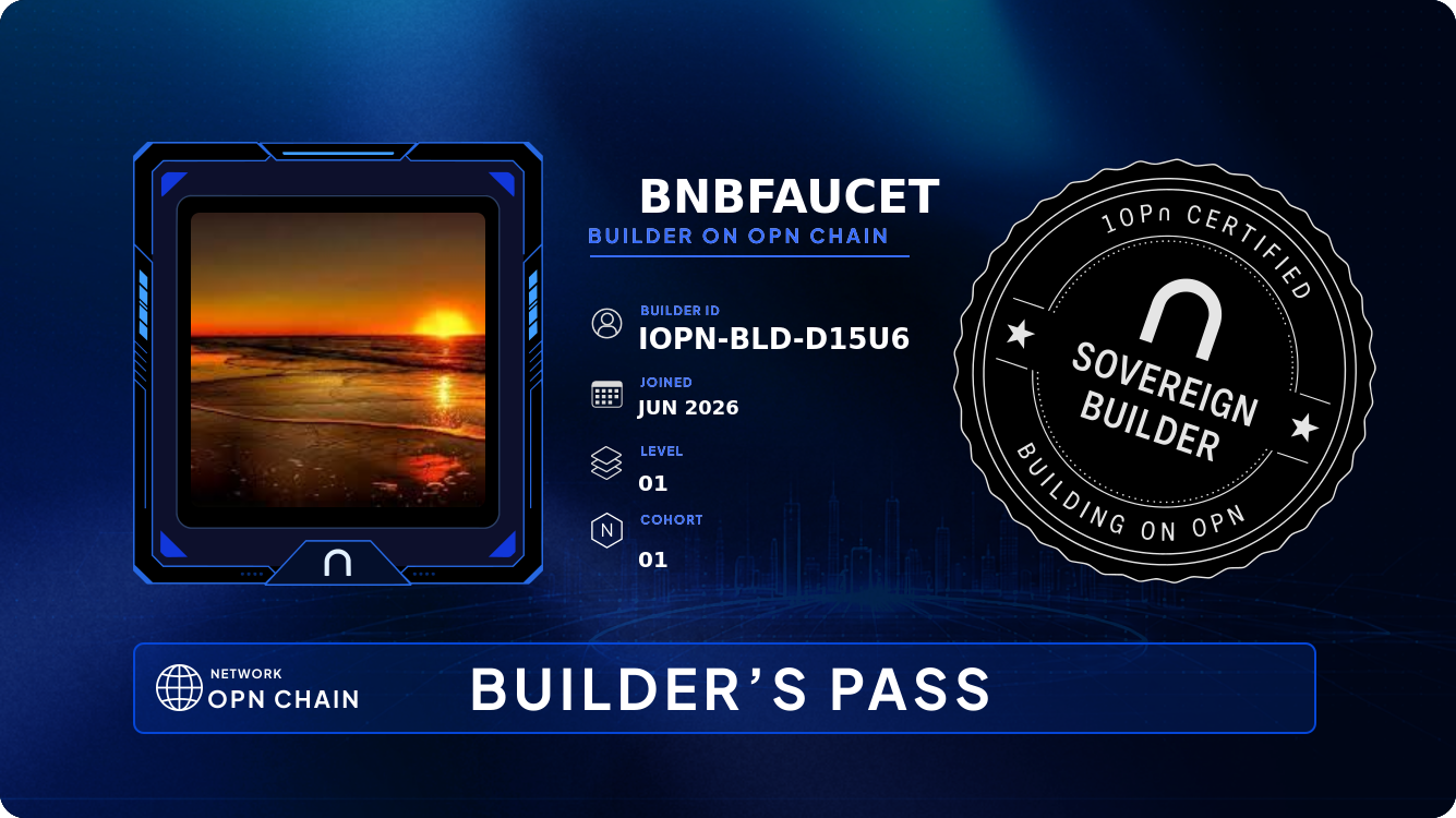 Your Builder Card