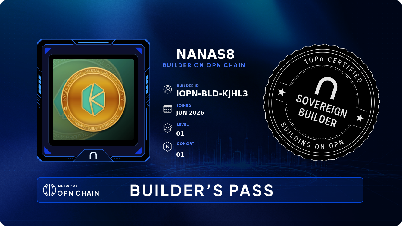 Your Builder Card