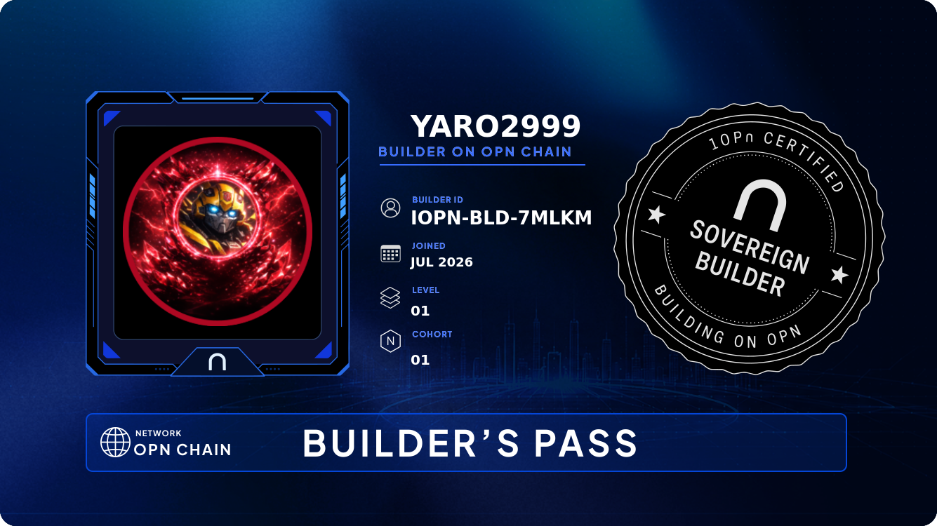 Your Builder Card