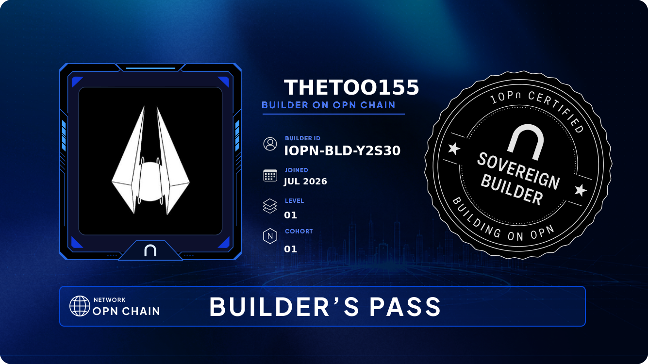 Your Builder Card