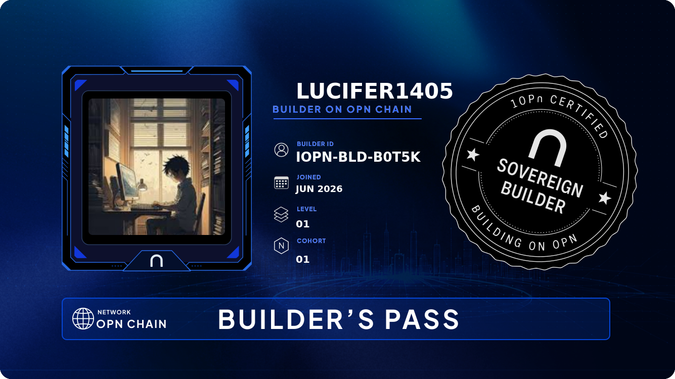 Your Builder Card