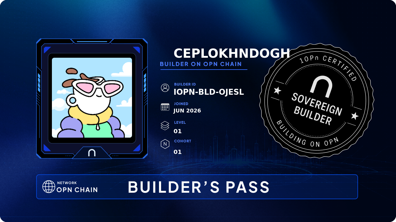 Your Builder Card