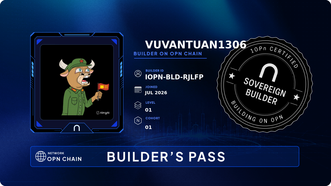 Your Builder Card