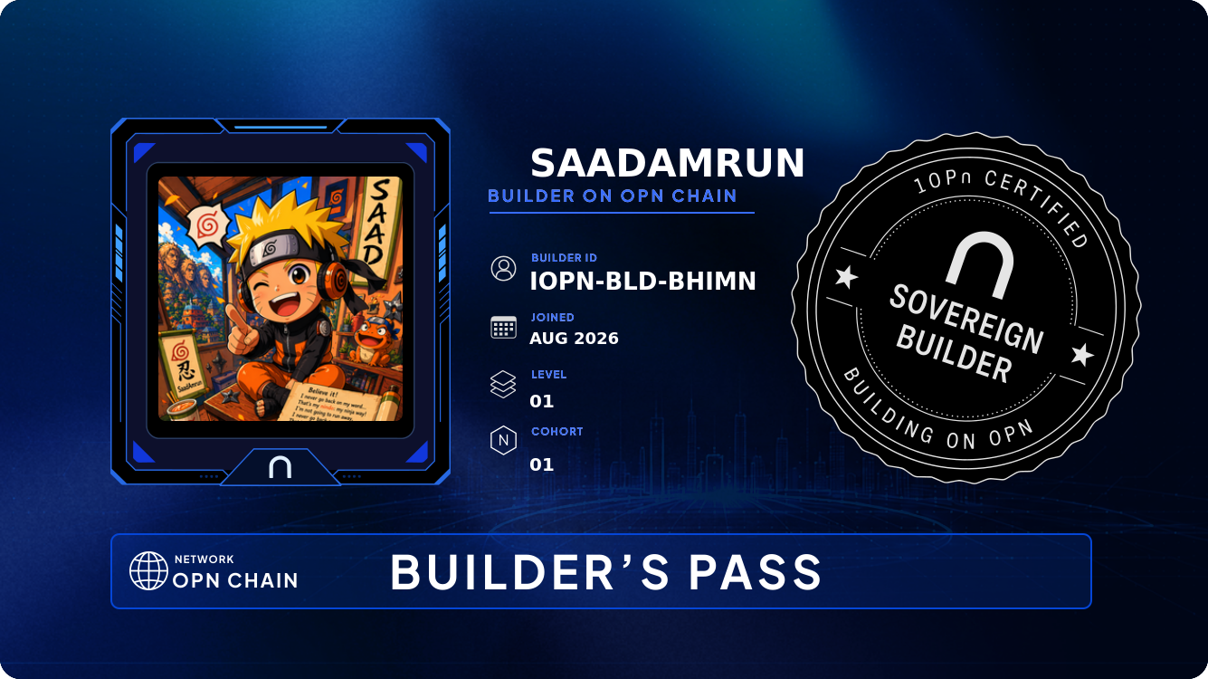 Your Builder Card