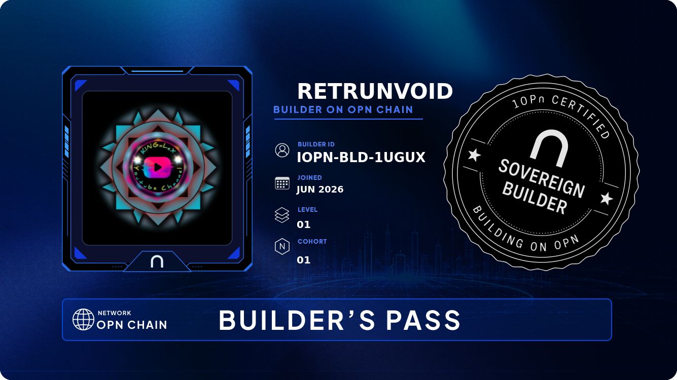 Your Builder Card