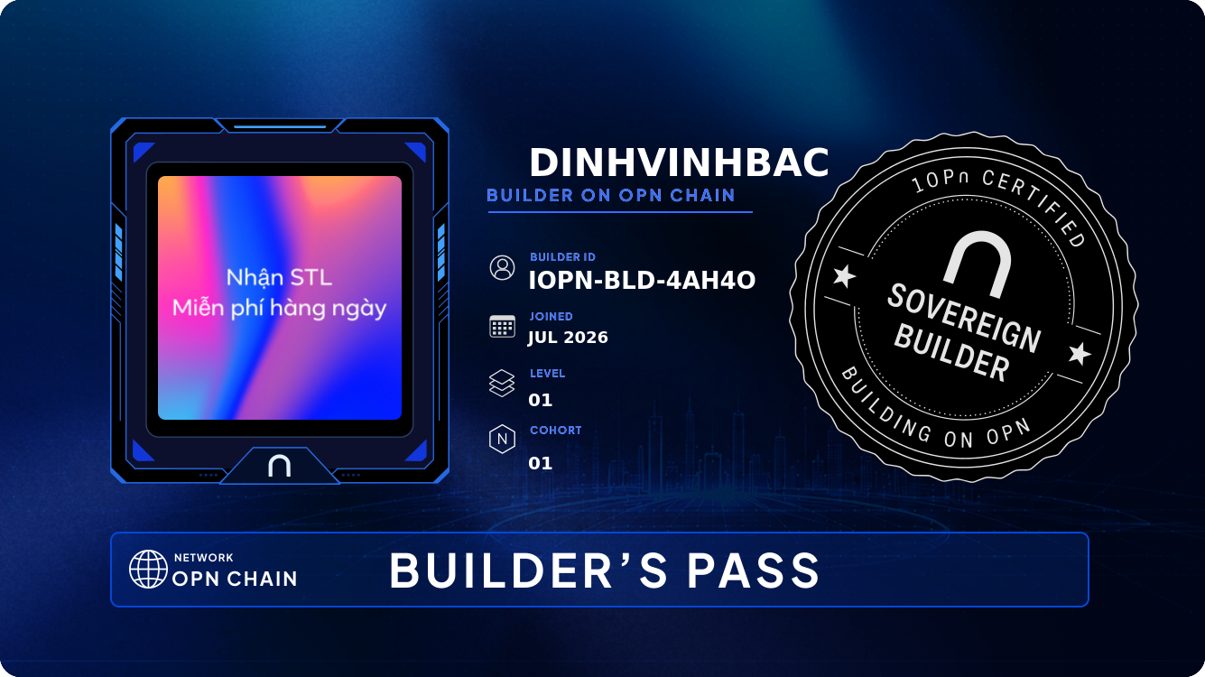 Your Builder Card