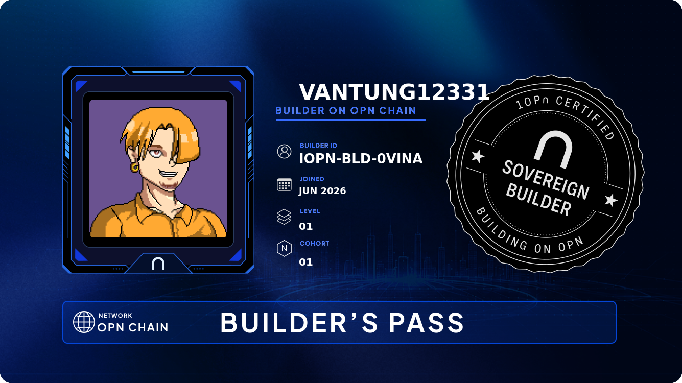 Your Builder Card