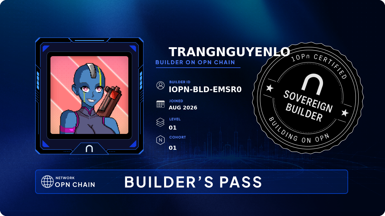 Your Builder Card