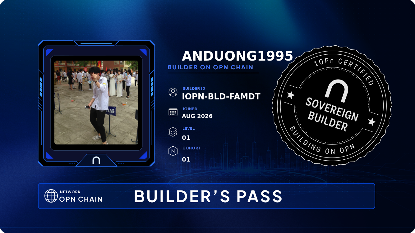 Your Builder Card