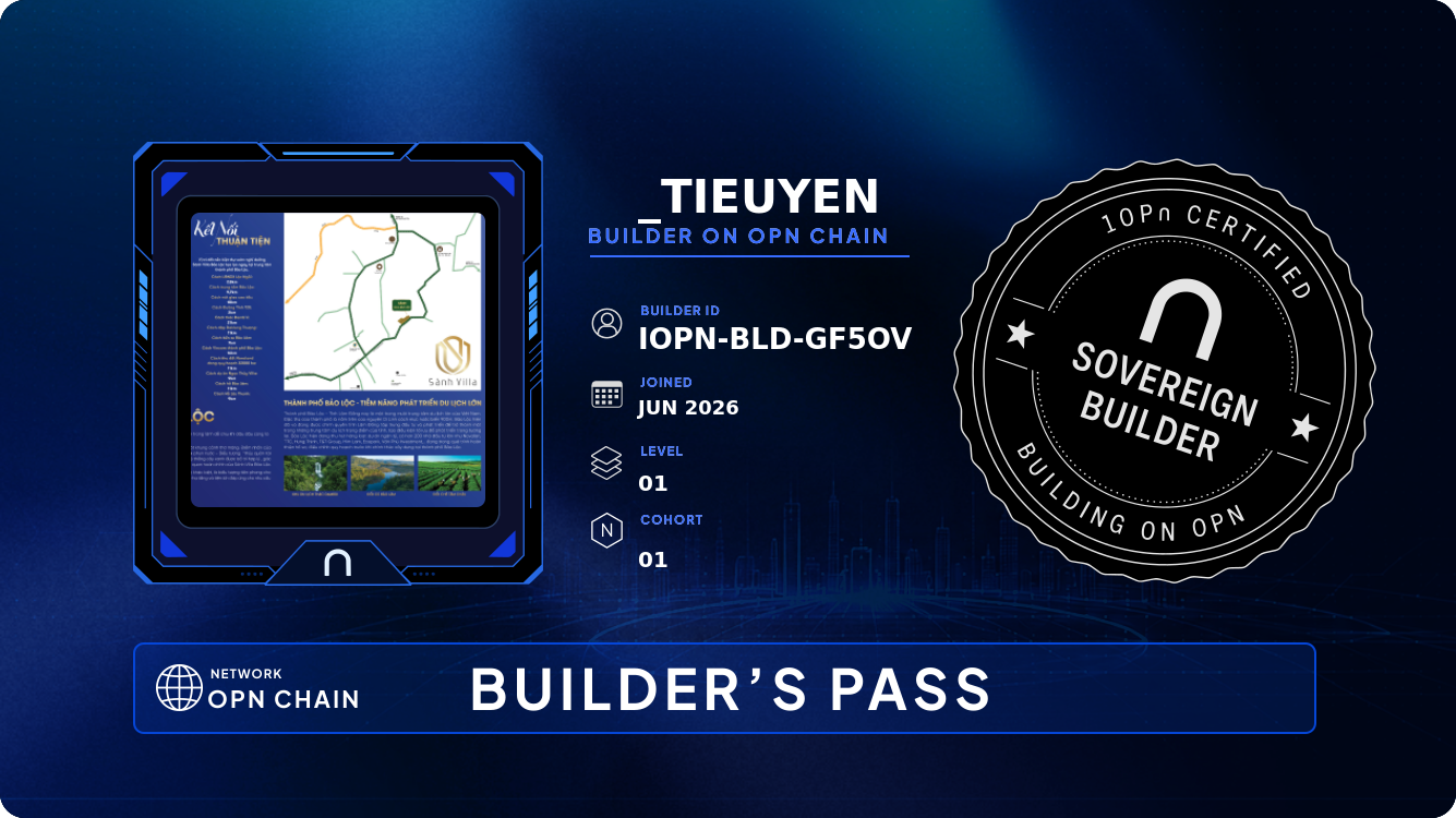 Your Builder Card