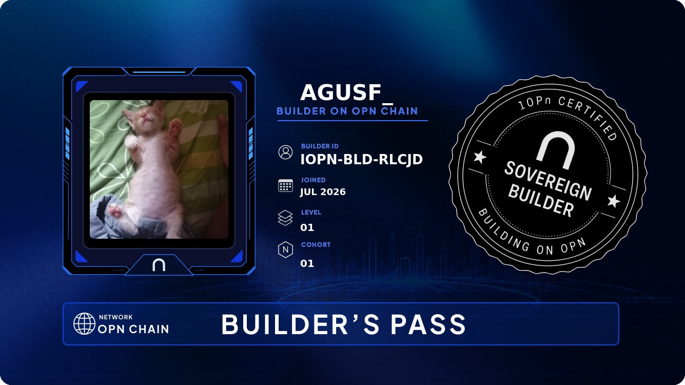 Your Builder Card