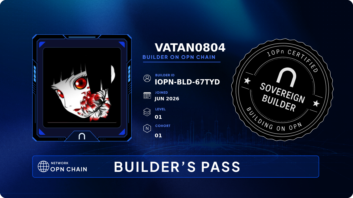 Your Builder Card